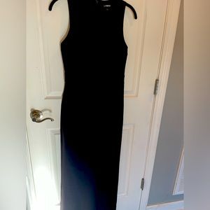 Express Black Wideleg Dressy Jumpsuit with Pockets